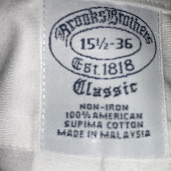 Brooks Brothers Classic Non-Iron French Cuff Dress Shirt - Picture 9 of 9